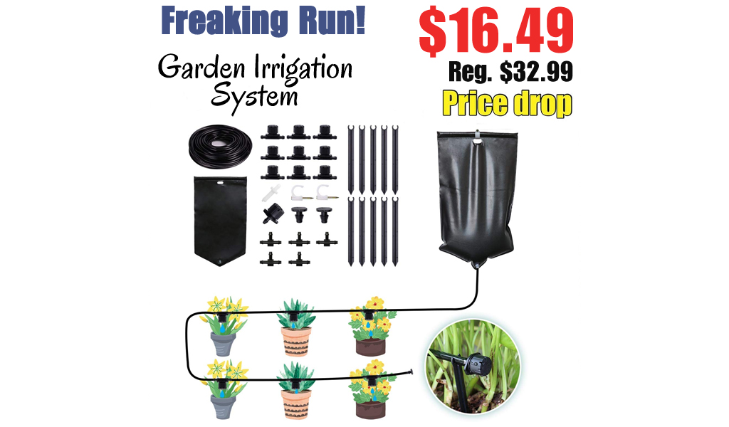 Garden Irrigation System Only $16.49 Shipped on Amazon (Regularly $32.99)