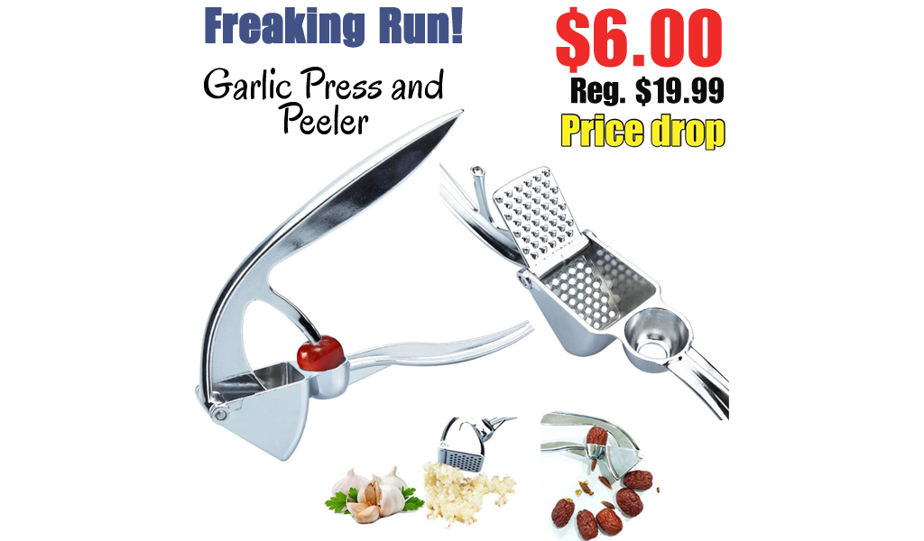 Garlic Press and Peeler Only $6.00 Shipped on Amazon (Regularly $19.99)