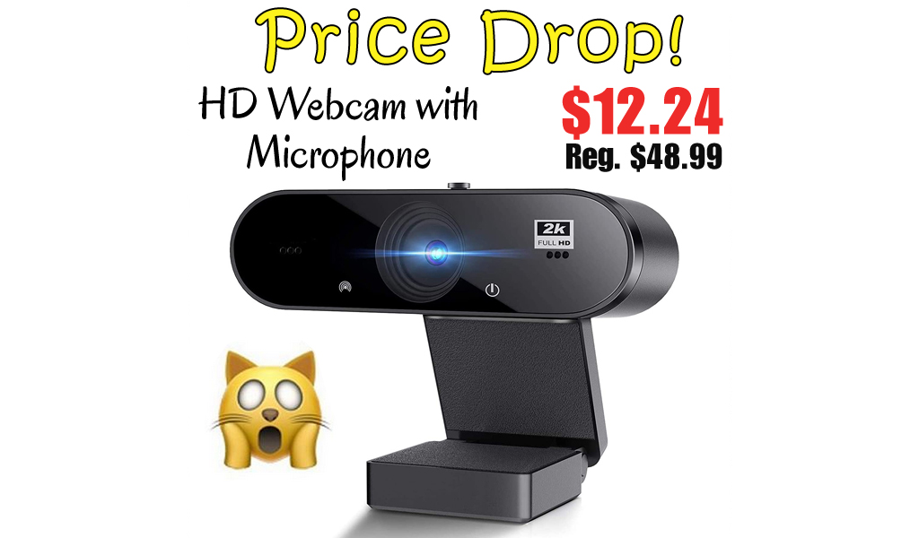 HD Webcam with Microphone Only $12.24 Shipped on Amazon (Regularly $48.99)