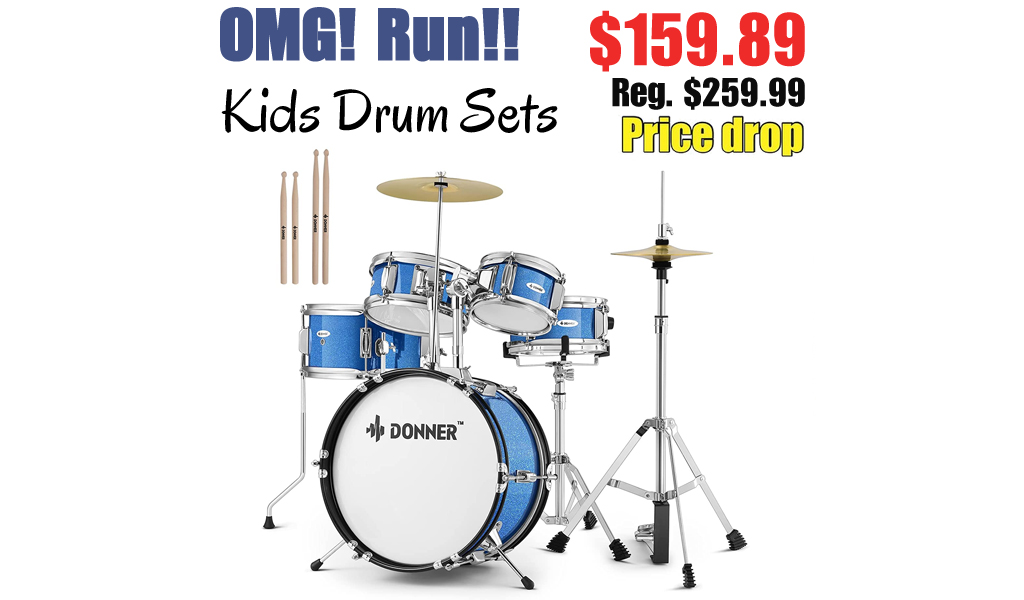 Kids Drum Sets Only $159.89 Shipped on Amazon (Regularly $259.99)