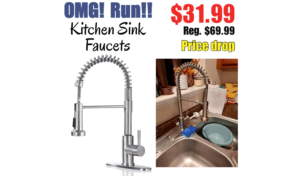 Kitchen Sink Faucets Only $31.99 Shipped on Amazon (Regularly $69.99)