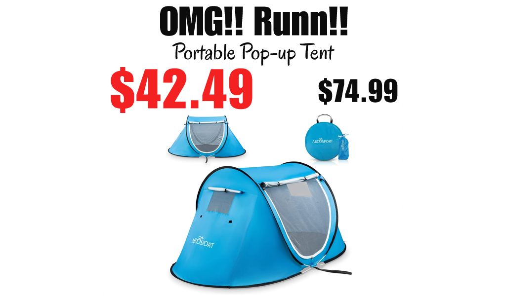 Portable Pop-up Tent Only $42.49 Shipped on Amazon (Regularly $74.99)