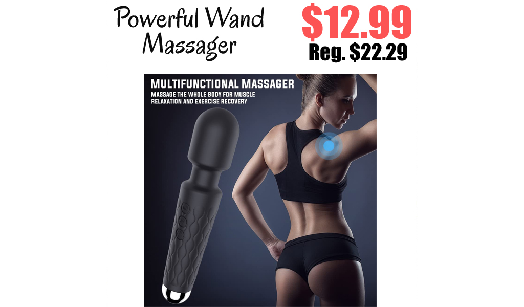 Powerful Wand Massager Only $12.99 Shipped on Amazon (Regularly $22.29)