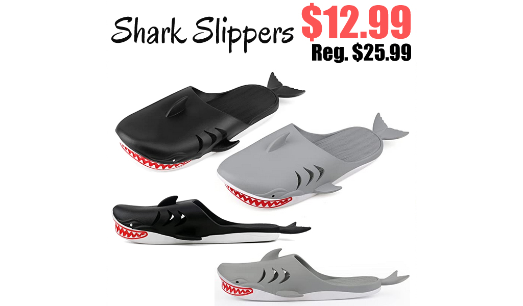 Shark Slippers Only $12.99 Shipped on Amazon (Regularly $25.99)