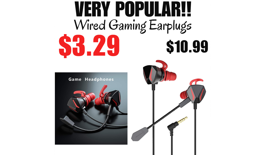 Wired Gaming Earplugs Only $3.29 Shipped on Amazon (Regularly $10.99)