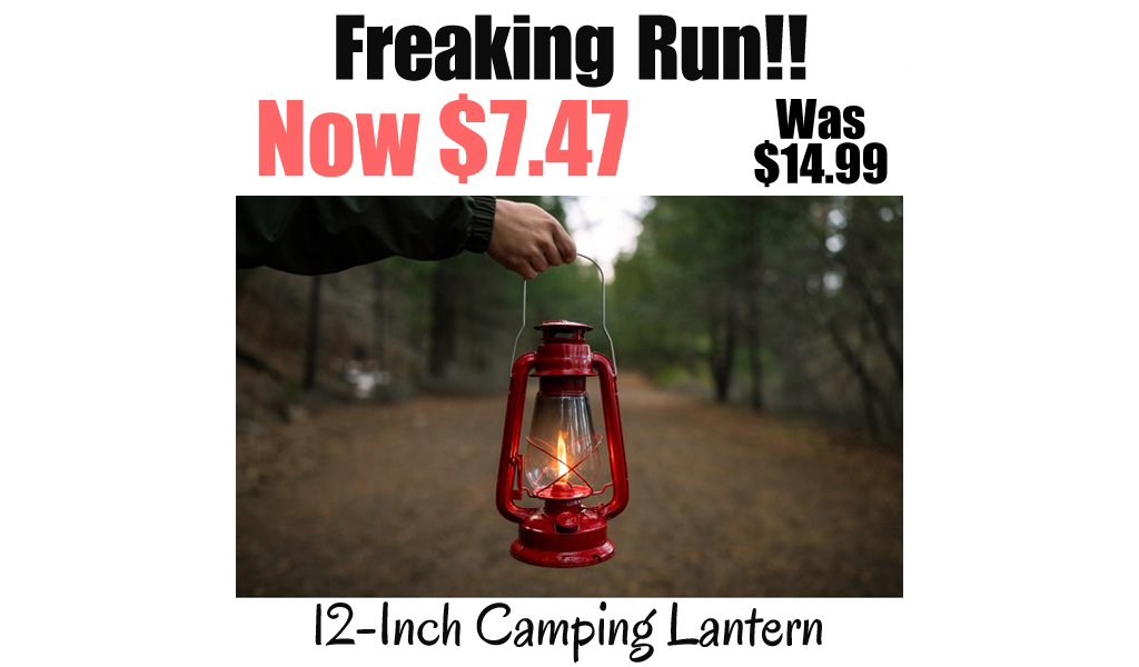 12-Inch Camping Lantern Just $7.47 Shipped on Walmart.com (Regularly $14.99)