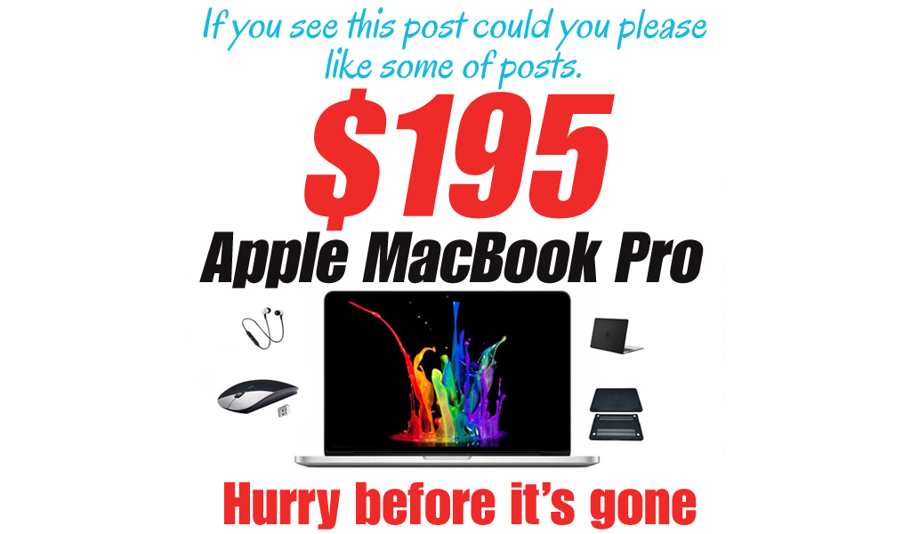 Apple MacBook Pro Just $195 on Walmart
