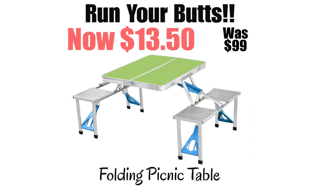 Folding Picnic Table Only $13.50 on Macys.com (Regularly $99)