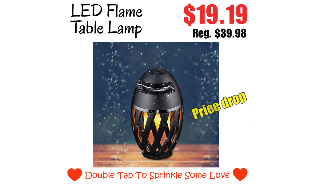 LED Flame Table Lamp Only $19.19 Shipped on Amazon (Regularly $39.98)
