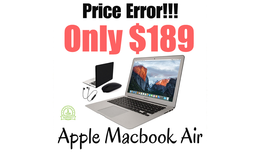 Apple MacBook Air Just $189 on Walmart