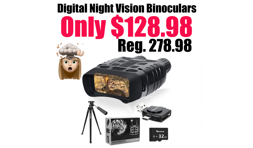 Digital Night Vision Binoculars Only $128.98 Shipped on Amazon (Regularly $278.98)