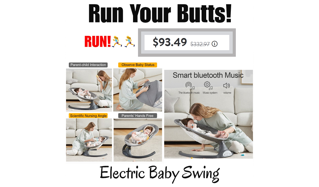 Electric Baby Swing Just $93.49 Shipped on Walmart.com (Regularly $332.97)