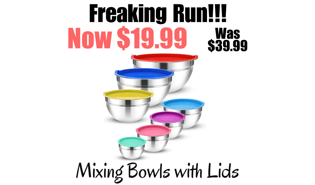 Mixing Bowls with Lids Only $19.99 Shipped on Amazon (Regularly $39.99)
