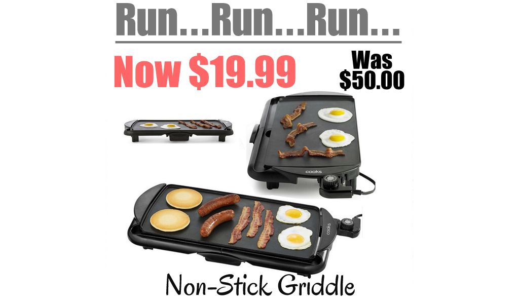Non-Stick Griddle Only $19.99 on JCPenney.com (Regularly $50)