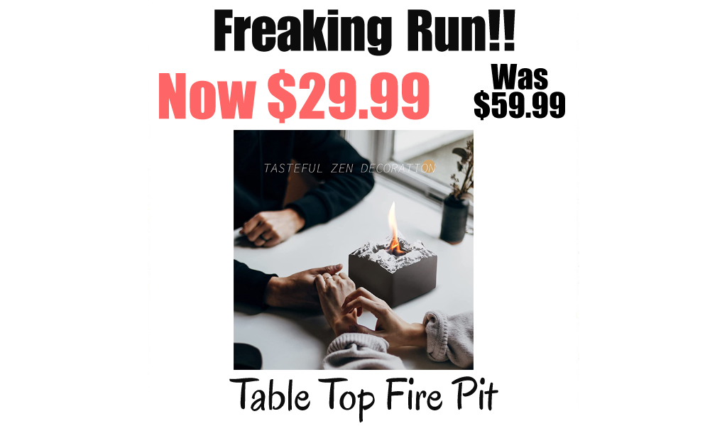 Table Top Fire Pit Only $29.99 Shipped on Amazon (Regularly $59.99)