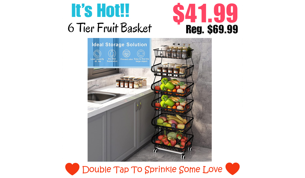 6 Tier Fruit Basket Only $41.99 Shipped on Amazon (Regularly $69.99)