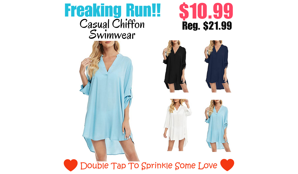 Casual Chiffon Swimwear Only $10.99 on Amazon (Regularly $21.99)