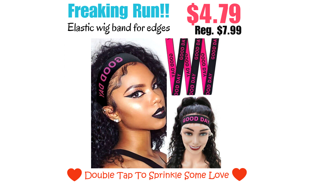 Elastic wig band for edges Only $4.79 Shipped on Amazon (Regularly $7.99)