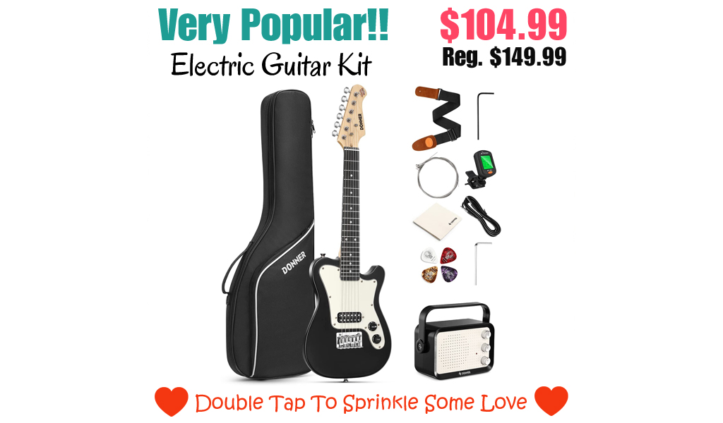 Electric Guitar Beginner Kit Only $104.99 Shipped on Amazon (Regularly $149.99)