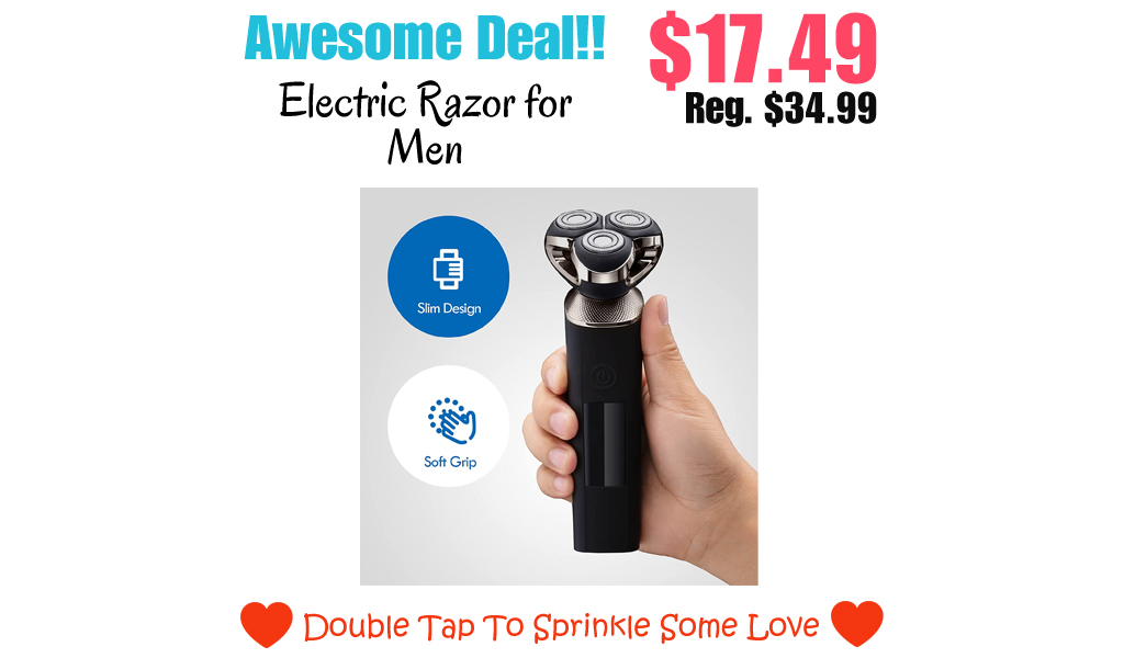 Electric Razor for Men Only $17.49 on Amazon (Regularly $34.99)