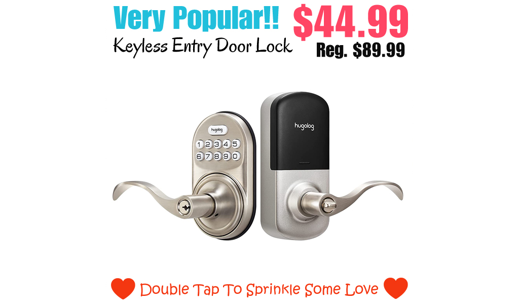 Keyless Entry Door Lock Only $44.99 Shipped on Amazon (Regularly $89.99)