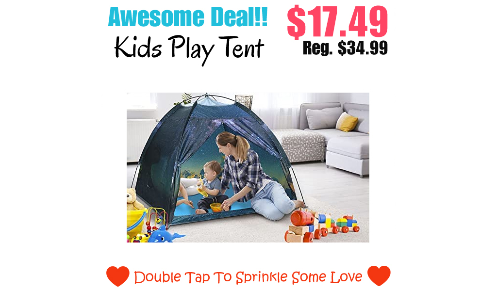 Kids Play Tent Only $17.49 on Amazon (Regularly $34.99)