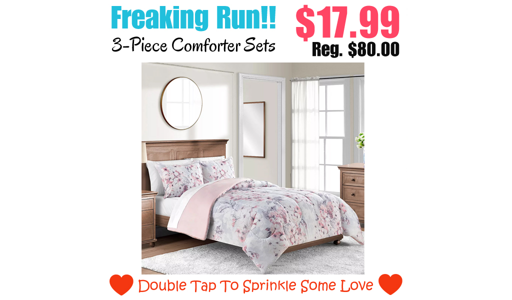 Macy’s 3-Piece Comforter Sets as Low as $17.99