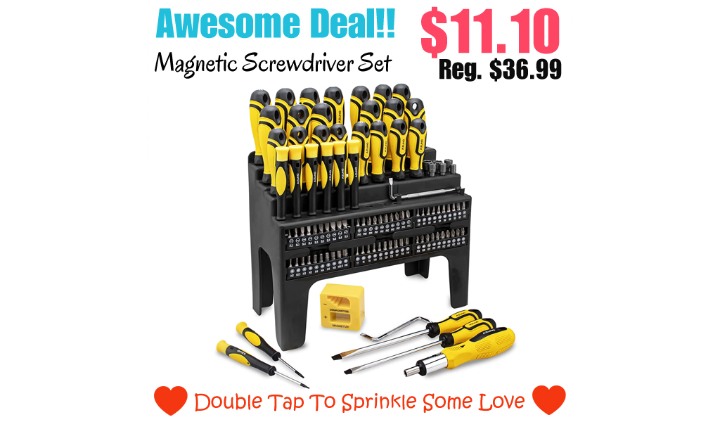 Magnetic Screwdriver Set Only $11.10 Shipped on Amazon (Regularly $36.99)