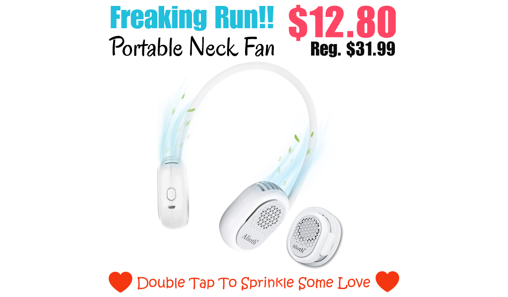 Portable Neck Fan Only $12.80 Shipped on Amazon (Regularly $31.99)
