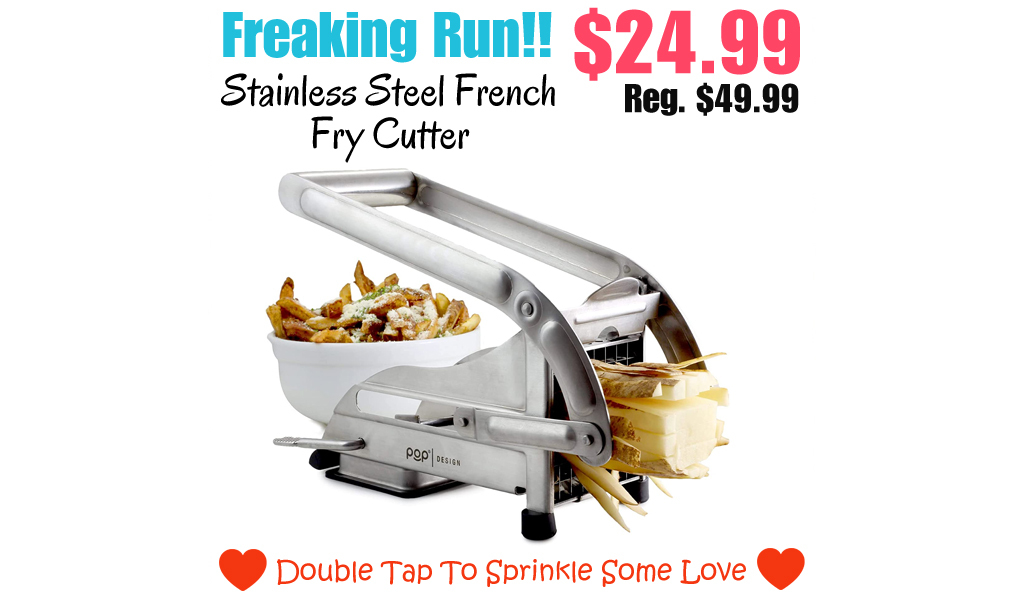 Stainless Steel French Fry Cutter Only $24.99 Shipped on Amazon (Regularly $49.99)