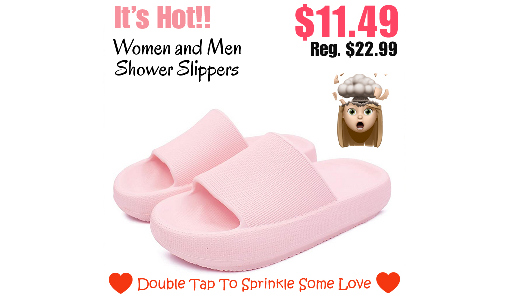 Women and Men Shower Slippers Only $11.49 Shipped on Amazon (Regularly $22.99)