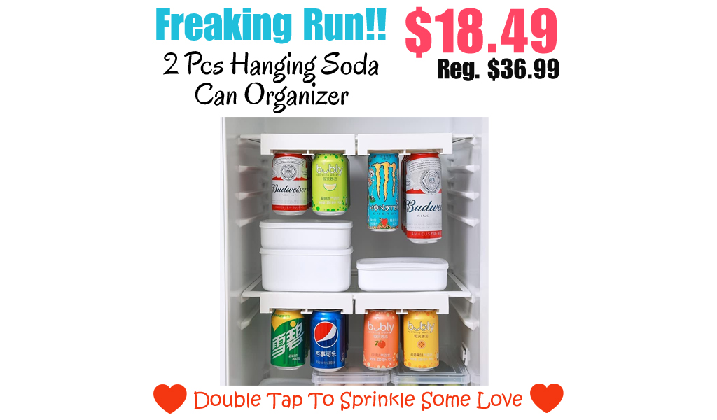 2 Pcs Hanging Soda Can Organizer Only $18.49 Shipped on Amazon (Regularly $36.99)