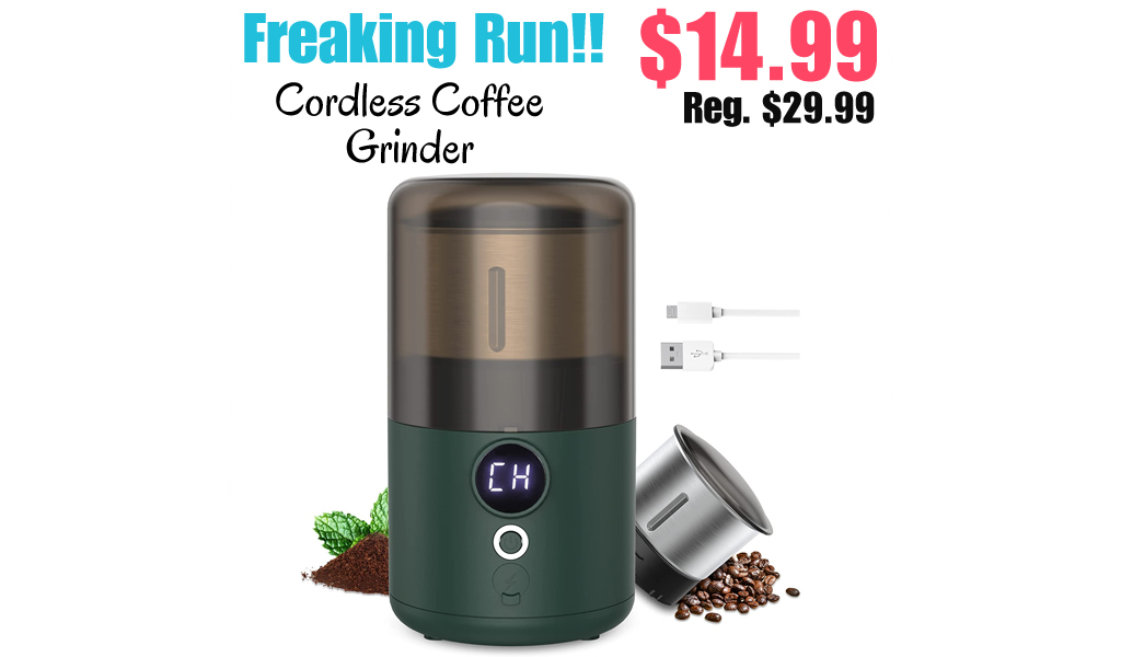 Cordless Coffee Grinder Only $14.99 Shipped on Amazon (Regularly $29.99)
