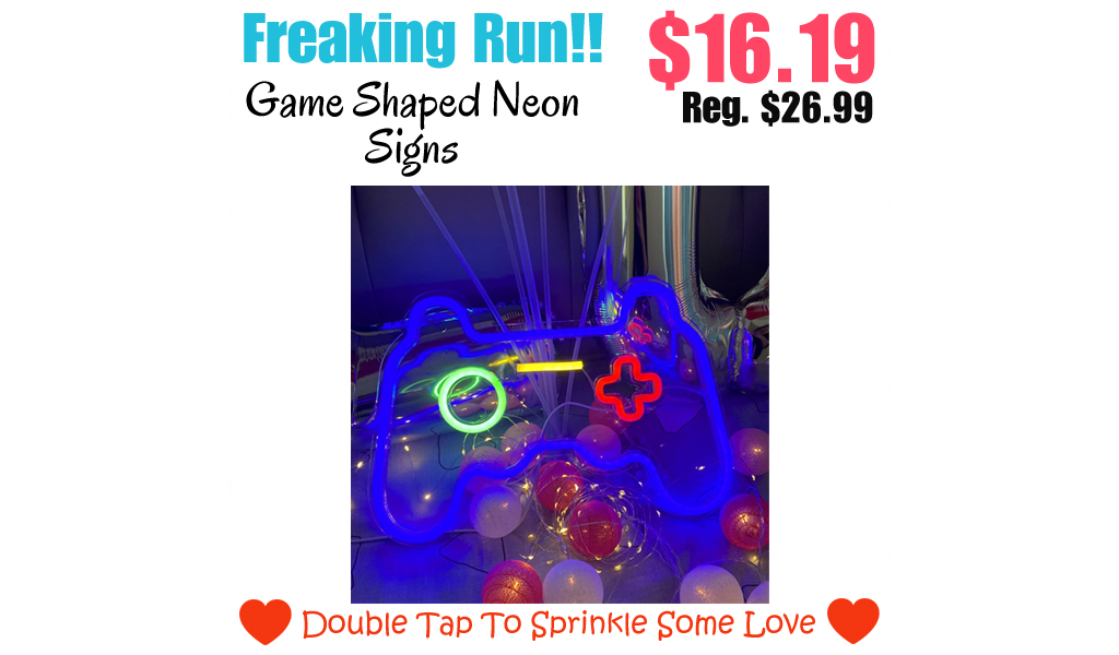 Game Shaped Neon Signs Only $16.19 Shipped on Amazon (Regularly $26.99)