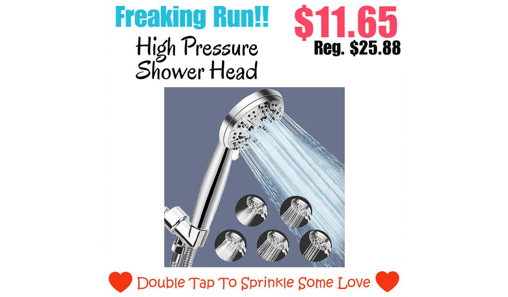 High Pressure Shower Head Only $11.65 Shipped on Amazon (Regularly $25.88)