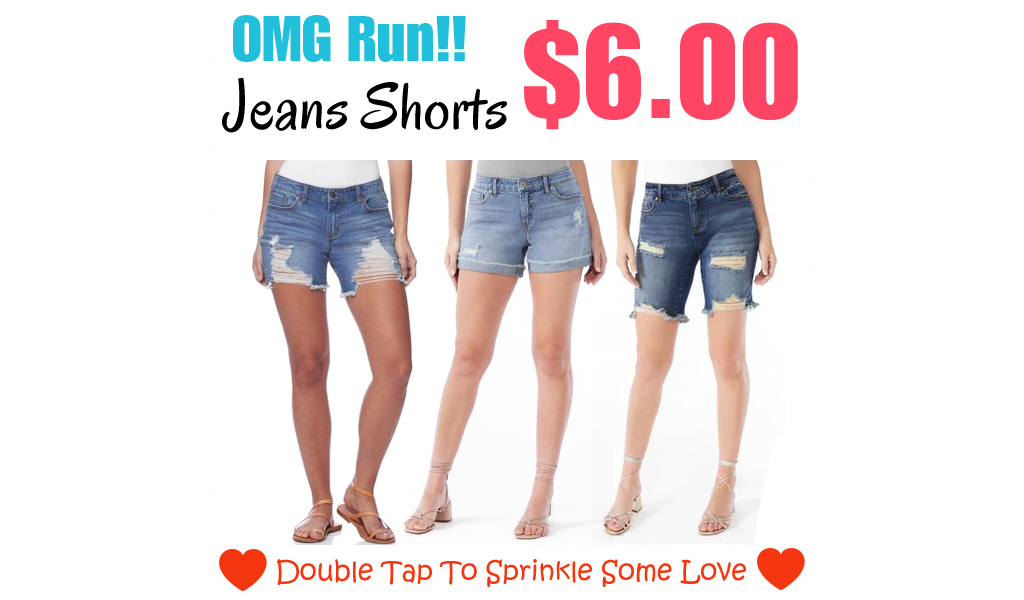 Jeans Shorts Only $6.00 Shipped on Walmart