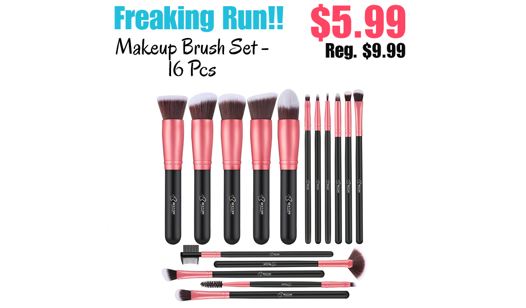 Makeup Brush Set - 16 Pcs Only $5.99 Shipped on Amazon (Regularly $9.99)