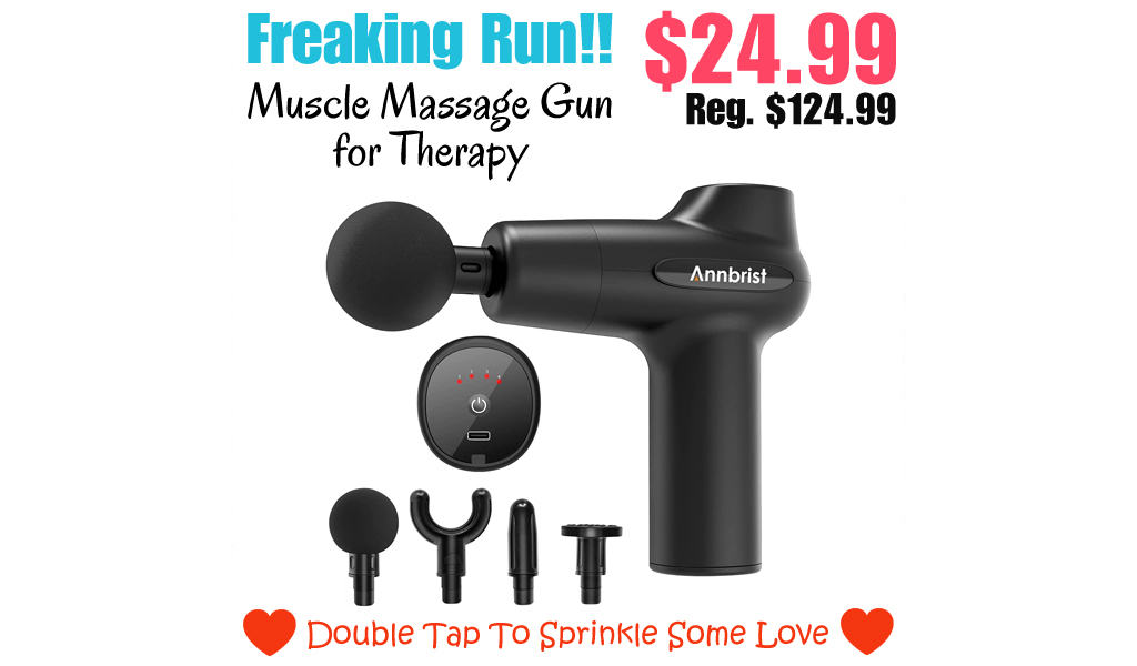 Muscle Massage Gun for Therapy Only $24.99 Shipped on Amazon (Regularly $124.99)