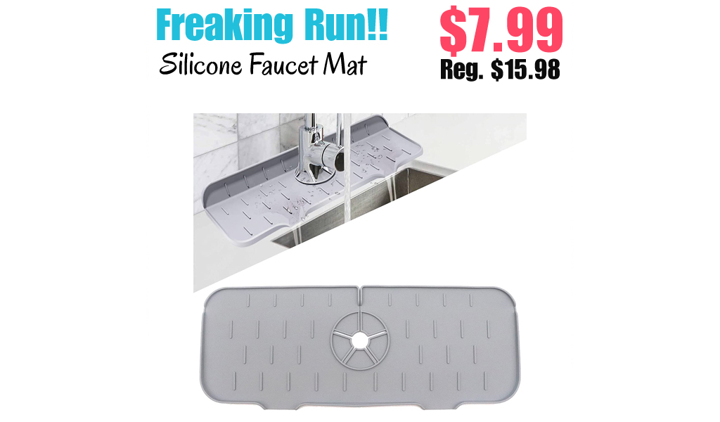 Silicone Faucet Mat Only $7.99 Shipped on Amazon (Regularly $15.98)