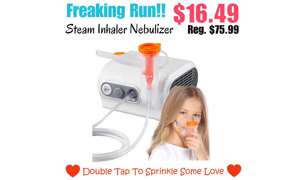 Steam Inhaler Nebulizer Only $16.49 Shipped on Amazon (Regularly $75.99)