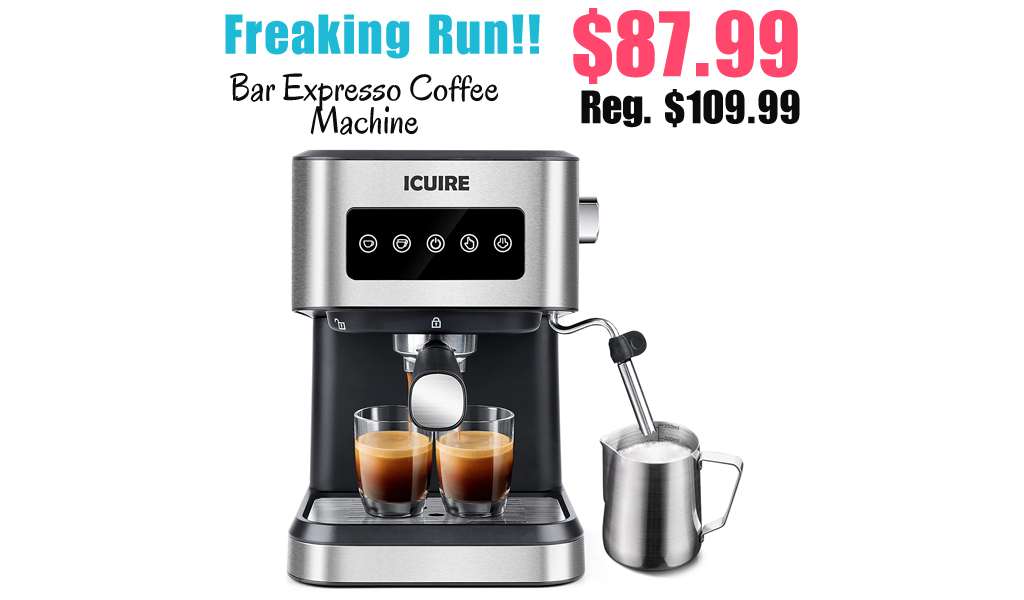 Bar Expresso Coffee Machine Only $87.99 Shipped on Amazon (Regularly $109.99)