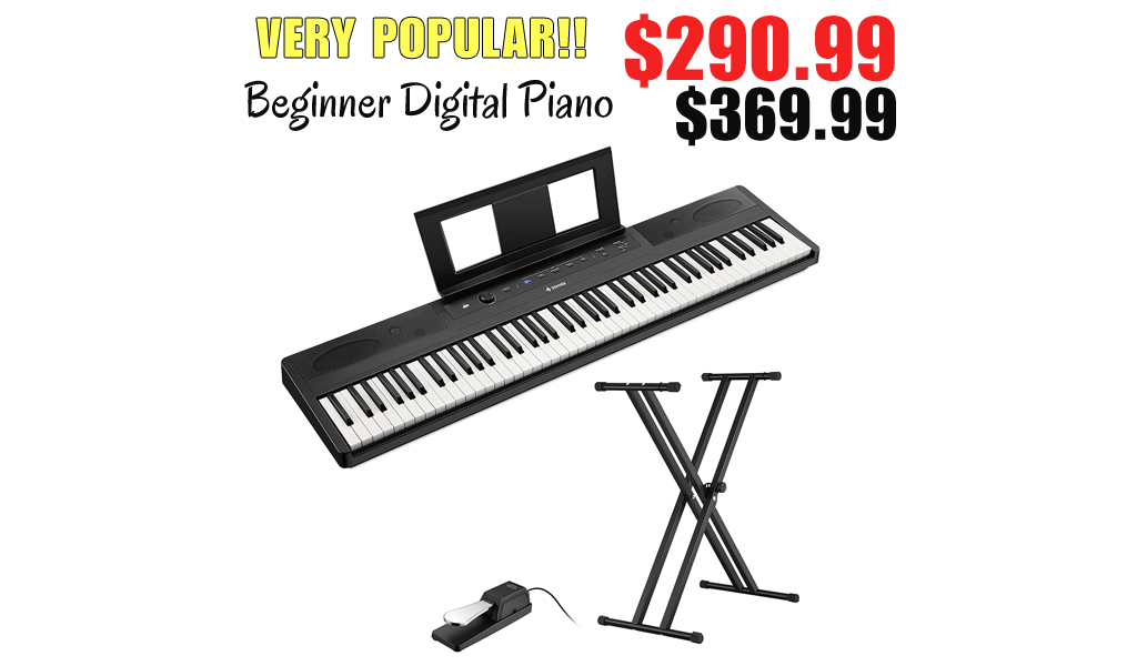 Beginner Digital Piano Only $290.99 Shipped on Amazon (Regularly $369.99)