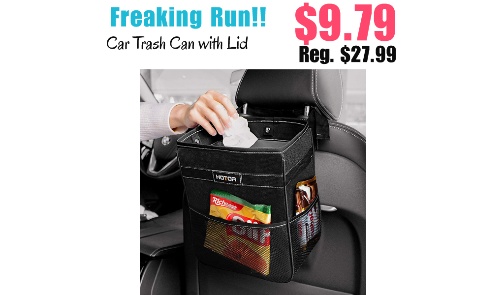 Car Trash Can with Lid Only $9.79 Shipped on Amazon (Regularly $27.99)