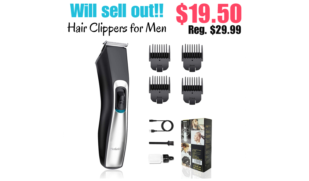 Hair Clippers for Men Only $19.50 Shipped on Amazon (Regularly $29.99)