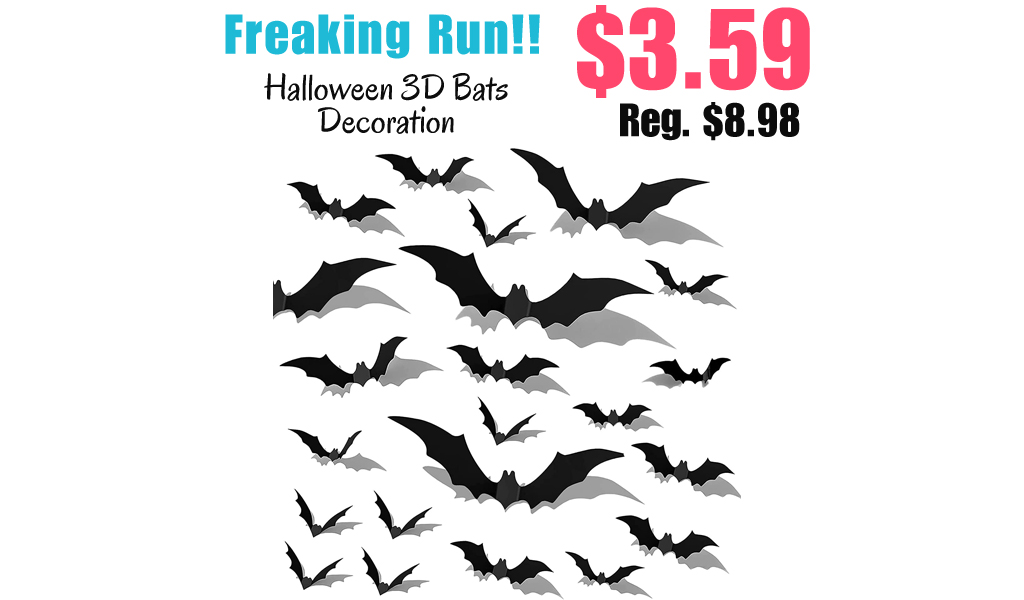 Halloween 3D Bats Decoration Only $3.59 Shipped on Amazon (Regularly $8.98)