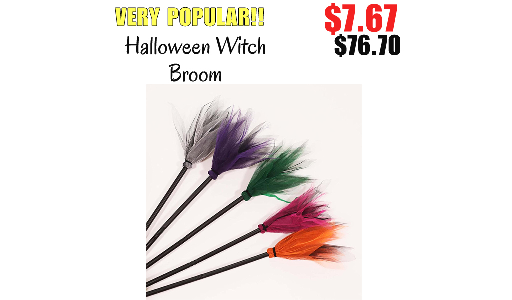 Halloween Witch Broom Only $7.67 Shipped on Amazon (Regularly $76.70)