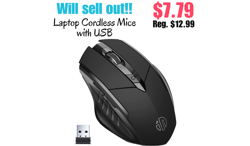 Laptop Cordless Mice with USB Only $7.79 Shipped on Amazon (Regularly $12.99)