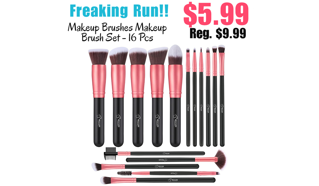 Makeup Brushes Makeup Brush Set - 16 Pcs Only $5.99 Shipped on Amazon (Regularly $9.99)