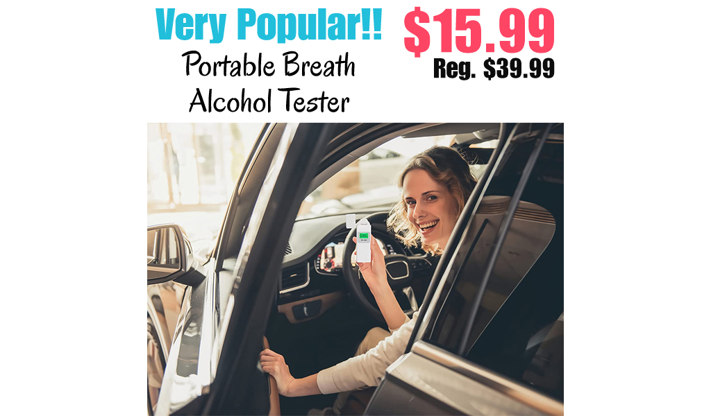 Portable Breath Alcohol Tester Only $15.99 Shipped on Amazon (Regularly $39.99)