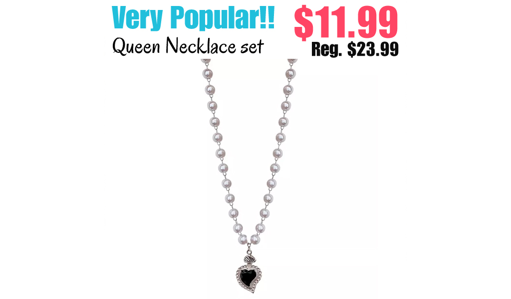 Queen Necklace set Only $11.99 (Regularly $23.99)